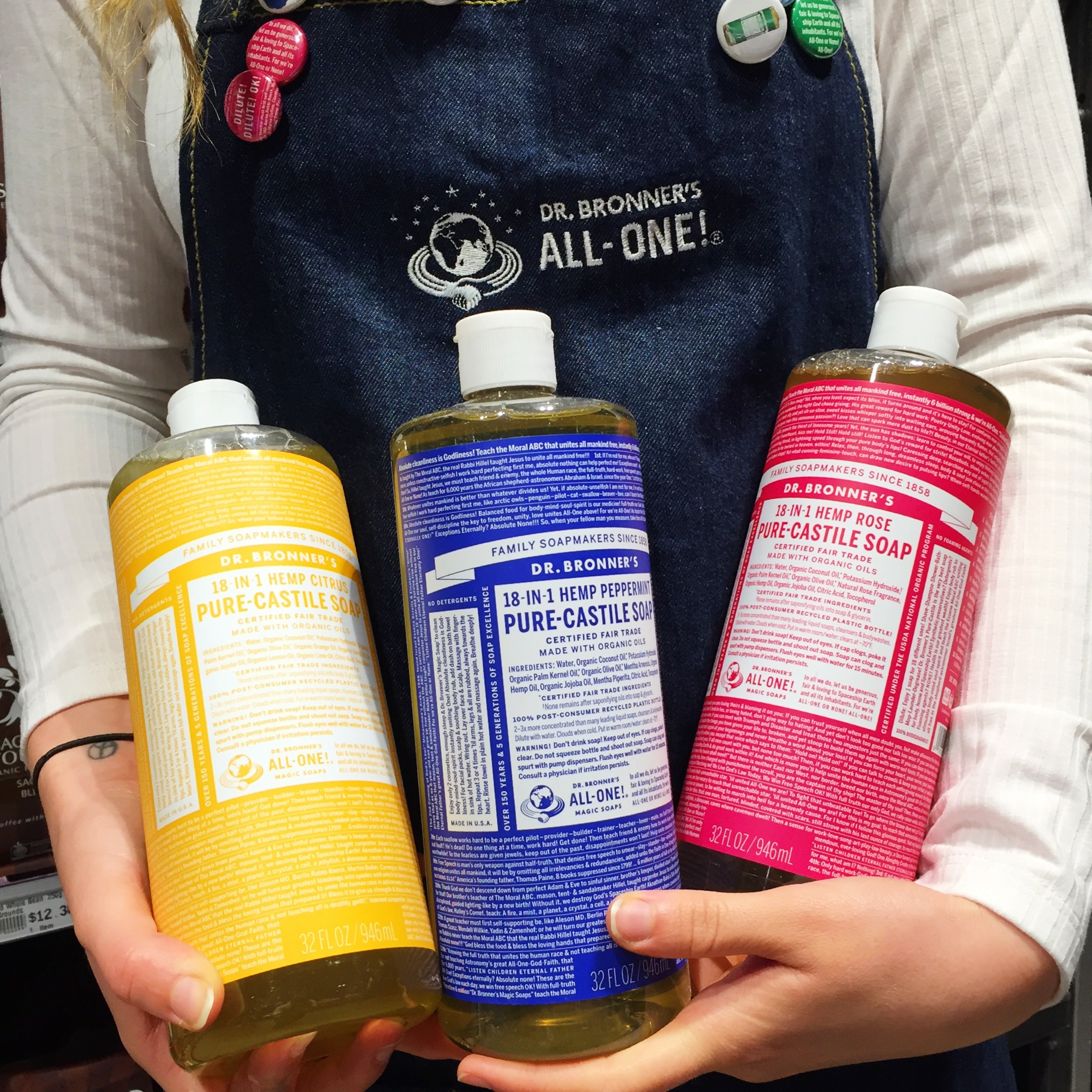 Holding Liquid Soap (Australia)